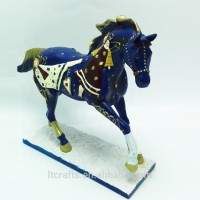 table decoration life size horse statue wholesale custom resin horse figurine