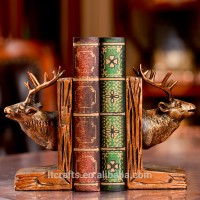 Creative fashion retro deer bookends resin animal ornaments bookend