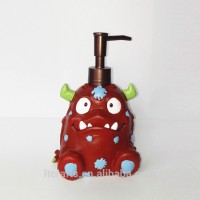 resin monster figurine animal type bathroom liquid soap dispenser pump