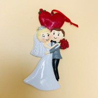 hanging ornament design handmade resin wedding souvenirs couple figurine