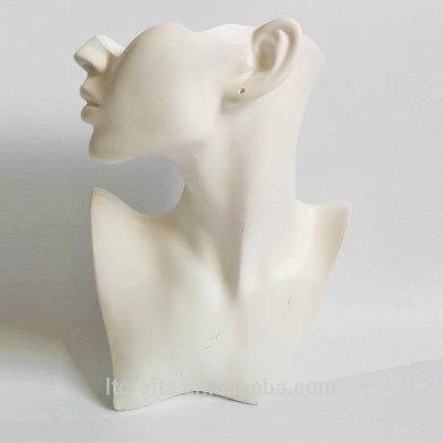 Wholesale Female Necklace Earrings Display Mannequin Bust