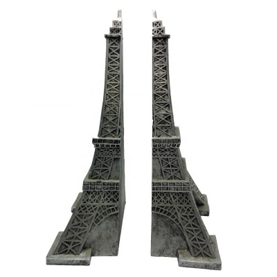 resin eiffel tower bookend personalized custom decorative modern bookends