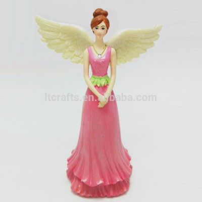 souvenir customized resin wing angel figurines wholesale