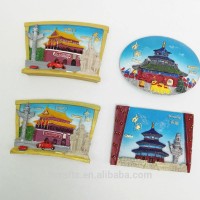 good resin beijing souvenir fridge magnet for tourist gifts