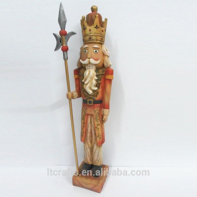 Custom made polyresin nutcracker soldier statues resin nutcracker figurines