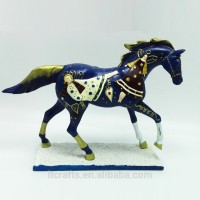 antique decor small resin horse statue for souvenir