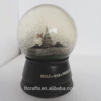 new york castle snow globe custom made resin snow globe souvenir