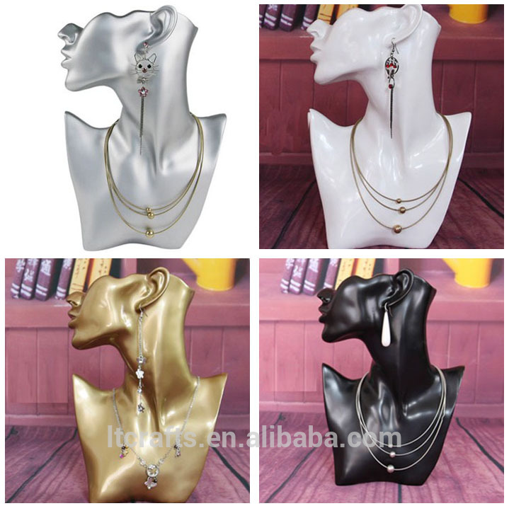 necklace jewelry display jewelry mannequin bust form type jewelry necklace bust displays