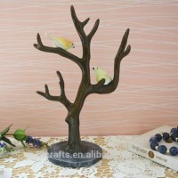 polyresin tree type custom jewelry display stand