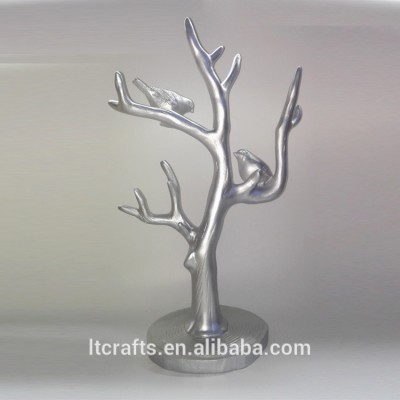 polyresin jewelry stand display handing tree for boutique