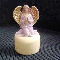 custom gift Christmas angel resin statue